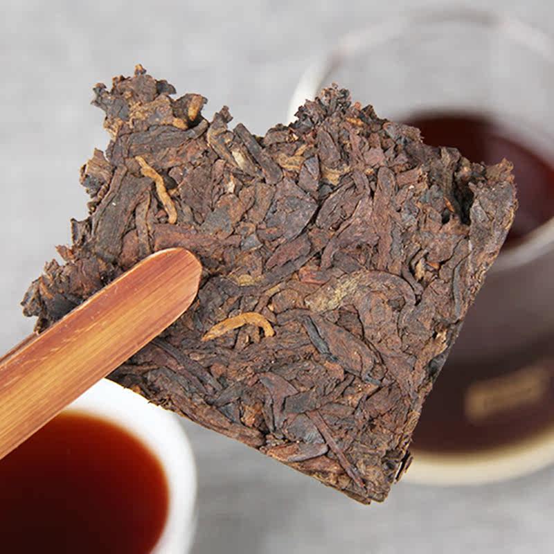 普洱茶2017年越陈越香熟茶砖茶陈枣香砖砖大叶普洱普洱