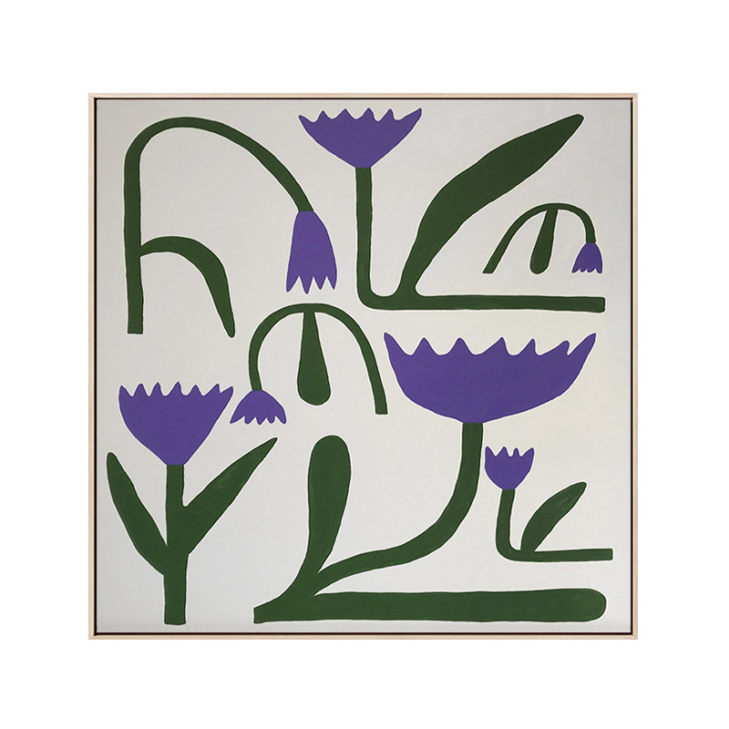 艺匠 chic小众挂画北欧客厅抽象装饰画植物个性原创意韩风设计师