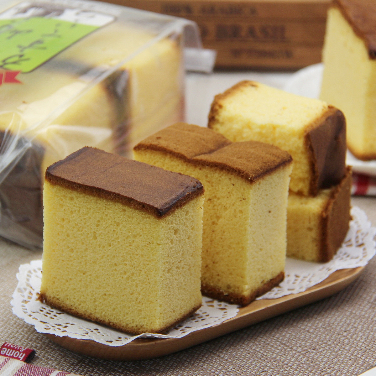 日本进口长崎蜂蜜乳香蛋糕松软细腻6个装早餐下午茶糕点心零食