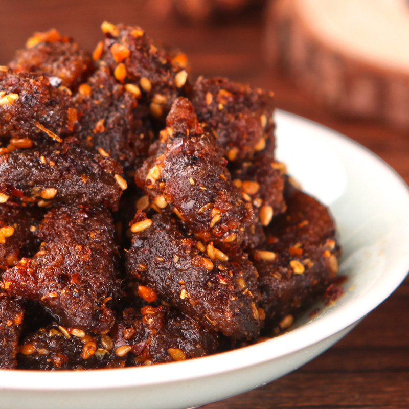 蜀道香麻辣牛肉粒50g 四川特产办公室休闲零食小吃香辣牛肉干条