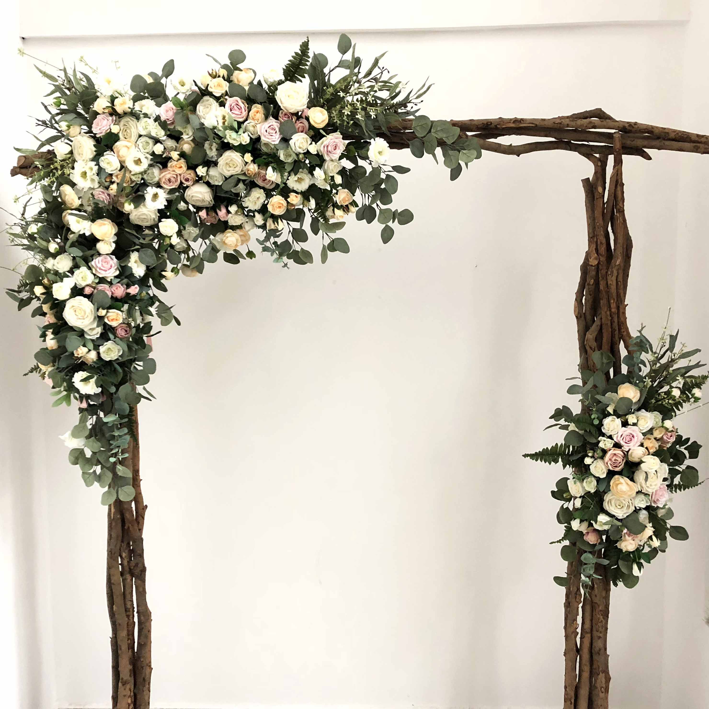 婚庆装饰仿真玫瑰婚礼现场布置道具花墙背景墙仿真花