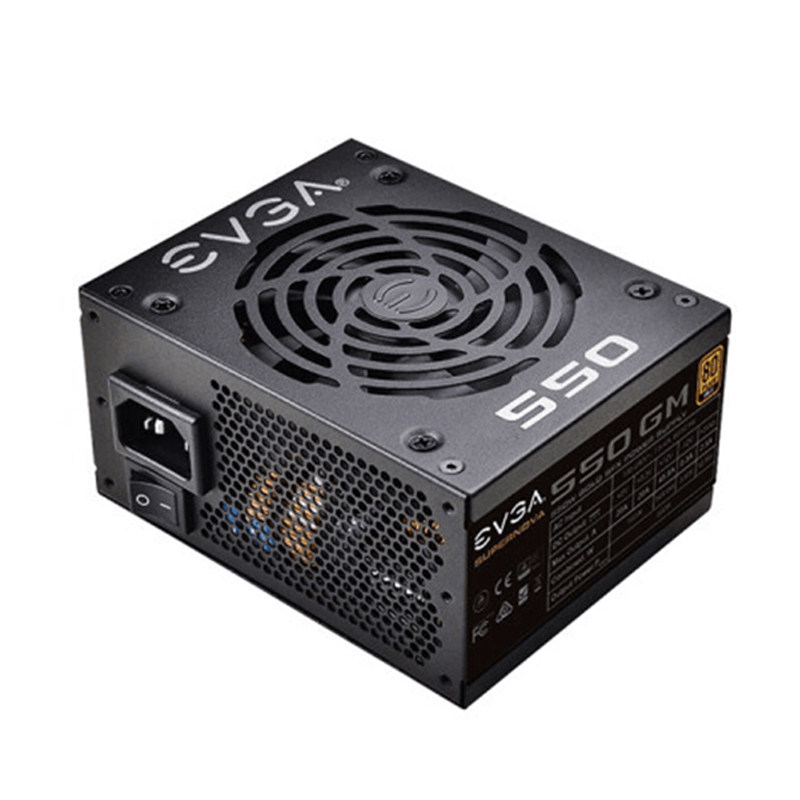 拆盒全新艾维维克evga小电电源sfx金牌模组电源