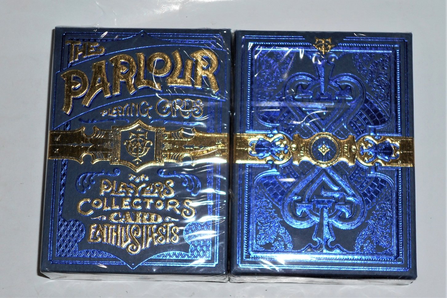 美国原装进口theparlour花切烫金克牌扑克