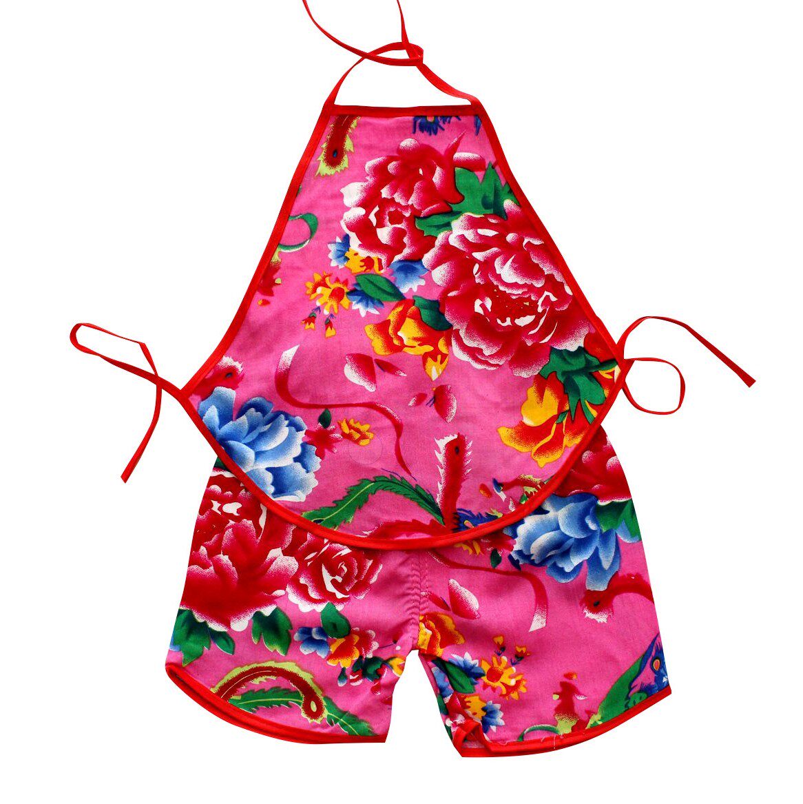 红肚兜婴儿纯棉幼儿童兜兜女男宝宝护肚大码夏季衣服1一2岁3薄款4