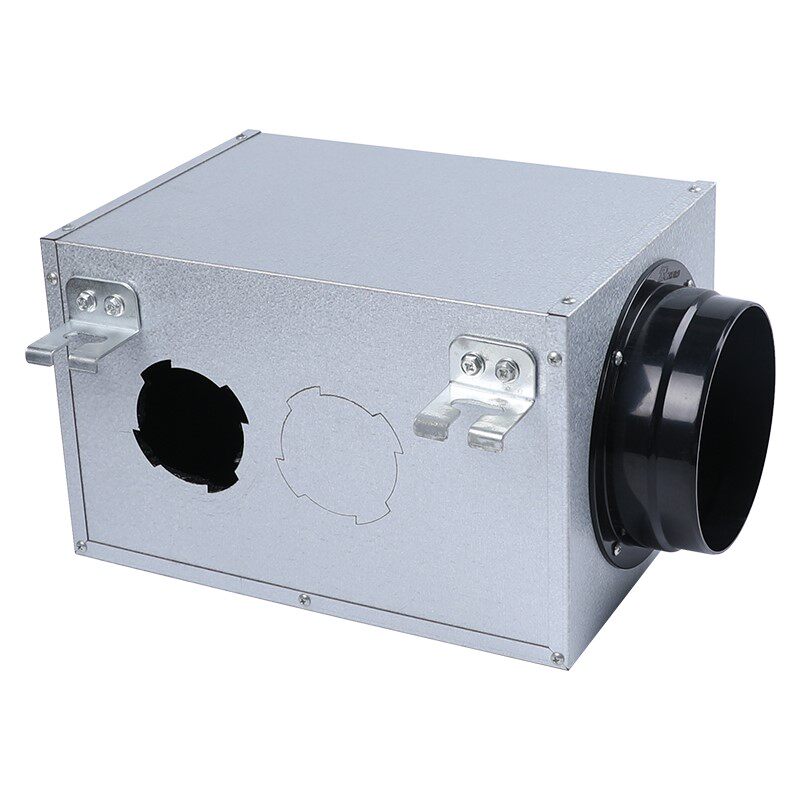 中央风量三通风箱消音分支新风分叉波纹管管双室内新风系统