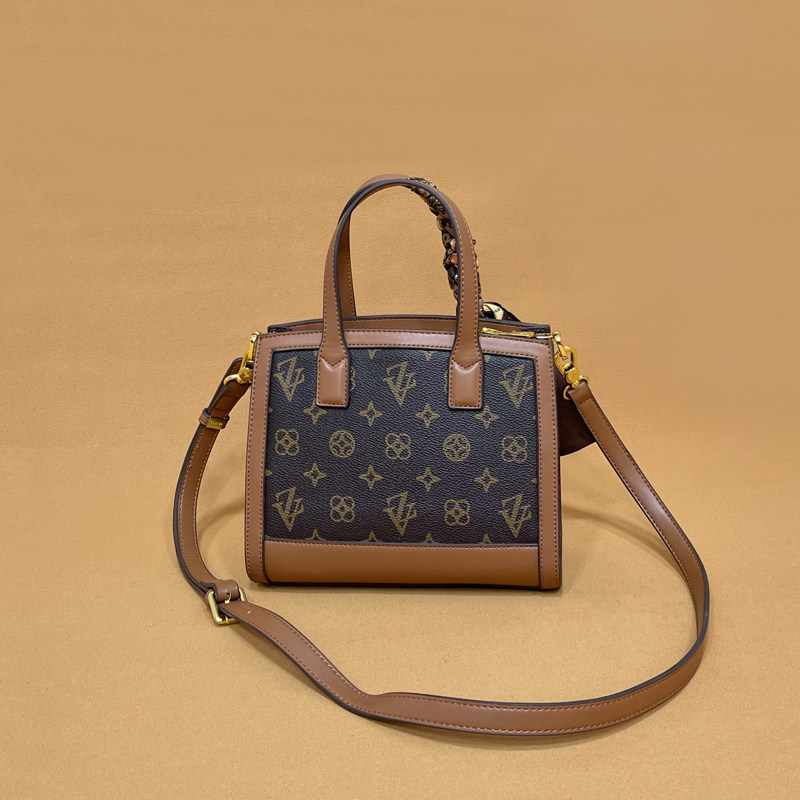 路易希奴尔专柜正品时尚休闲老花手提包爆款高级复古单肩女士包袋