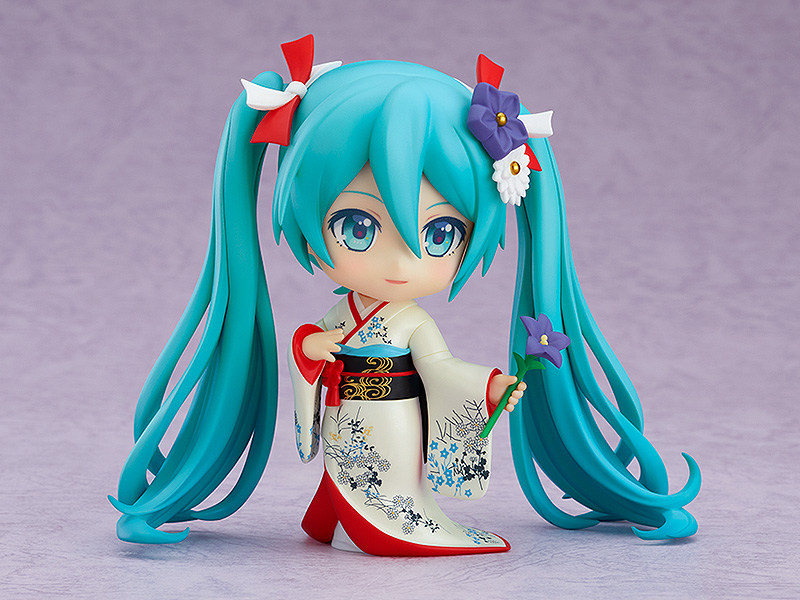 桜漫gsc粘土土人1427初音未来冬木小袖和服森仓圆手办