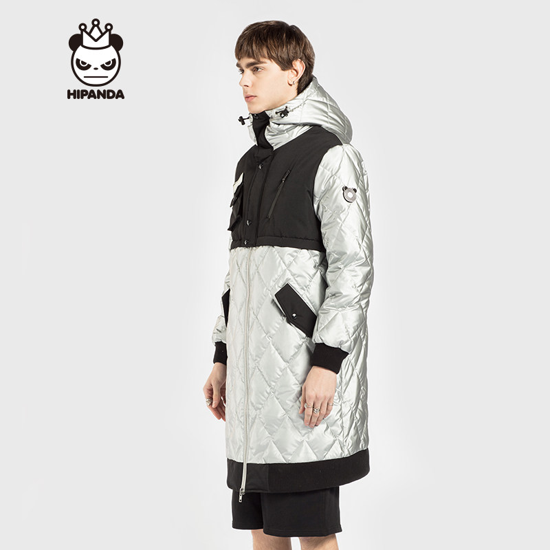 hipanda你好熊猫设计潮牌国潮男款两件羽绒服