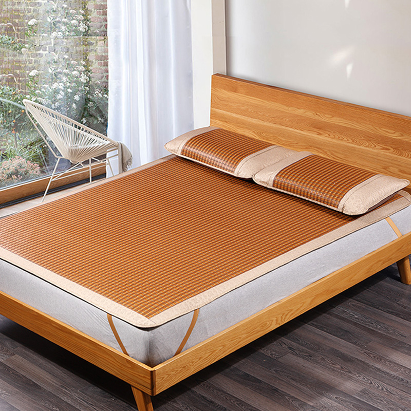 南方寝饰藤席冰丝凉席1.8m床三件套1.5米1.2单人学生宿舍草席子