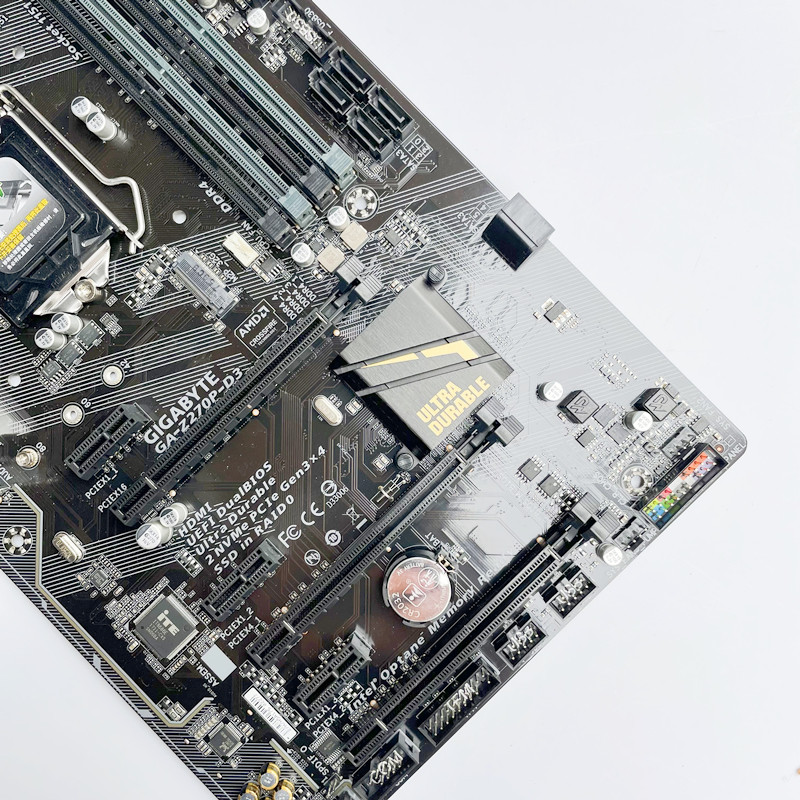 库存新gigabyte技嘉z270pd31151主板ddr4支持六代七代cpu