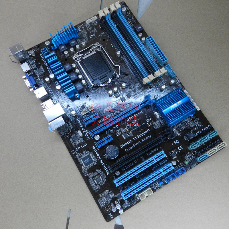 z77主板 华硕p8z77-v lx2 1155集成大板 sata3/usb3 支持i7 2600