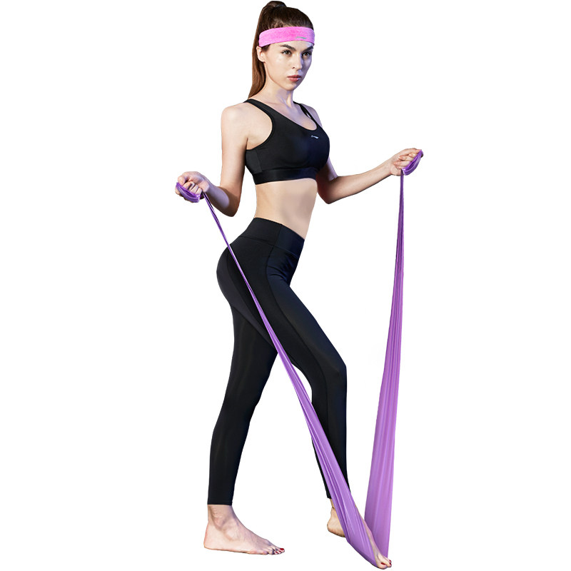 李宁弹力带健身女翘臀瑜伽拉力带男阻力拉伸带练背部开肩膀拉筋绳