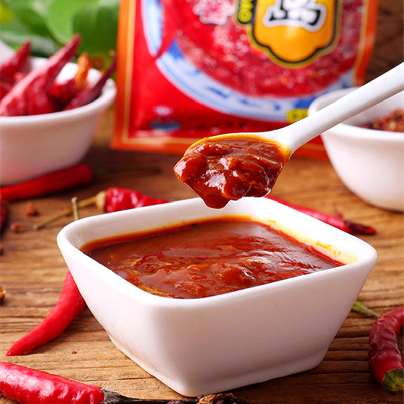 太阳岛香辣辣酱10袋160克拧盖东北特产辣椒酱豆酱辣椒酱