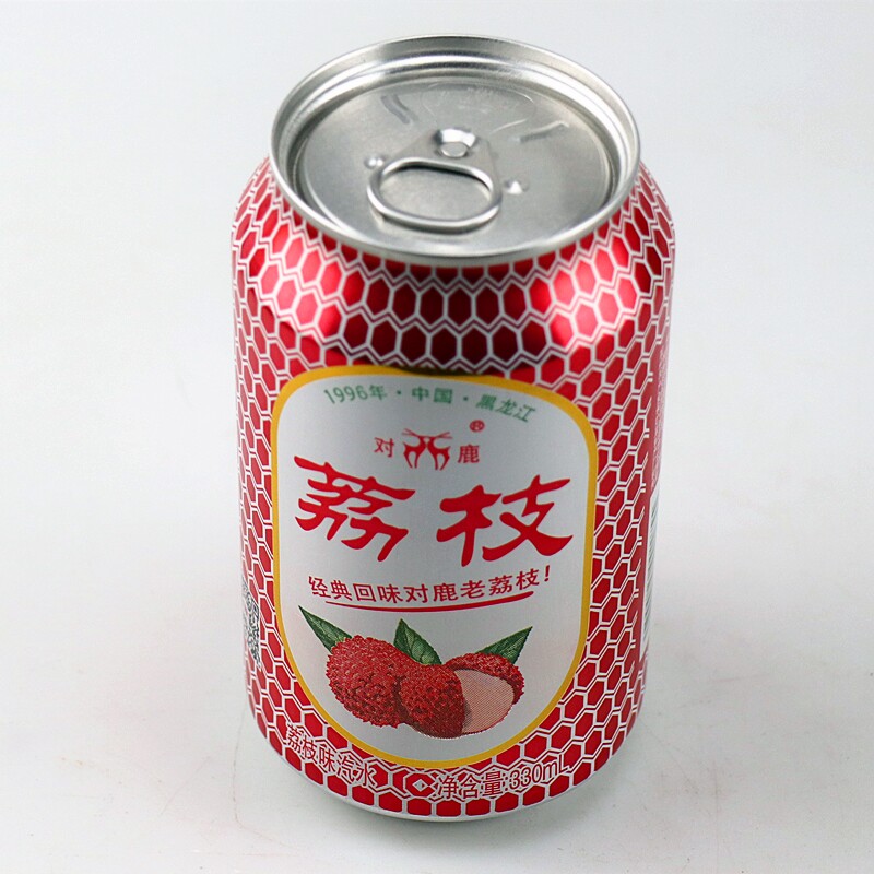 荔枝330ml罐易拉罐装果味碳酸饮料夏日休闲饮品碳酸饮料
