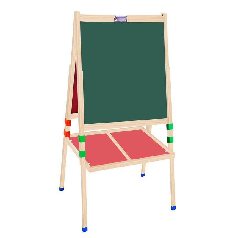 儿童画画板双面磁性小学生黑板画架支架式涂鸦白板宝宝家用写字板