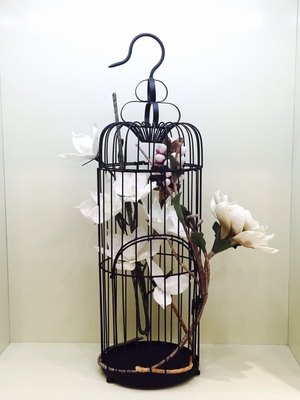 欧式铁艺鸟笼复古落地大号笼子仿古鸟笼