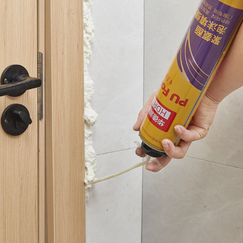 聚氨酯发泡胶填缝剂门窗防水补缝补漏填充堵洞泡沫胶