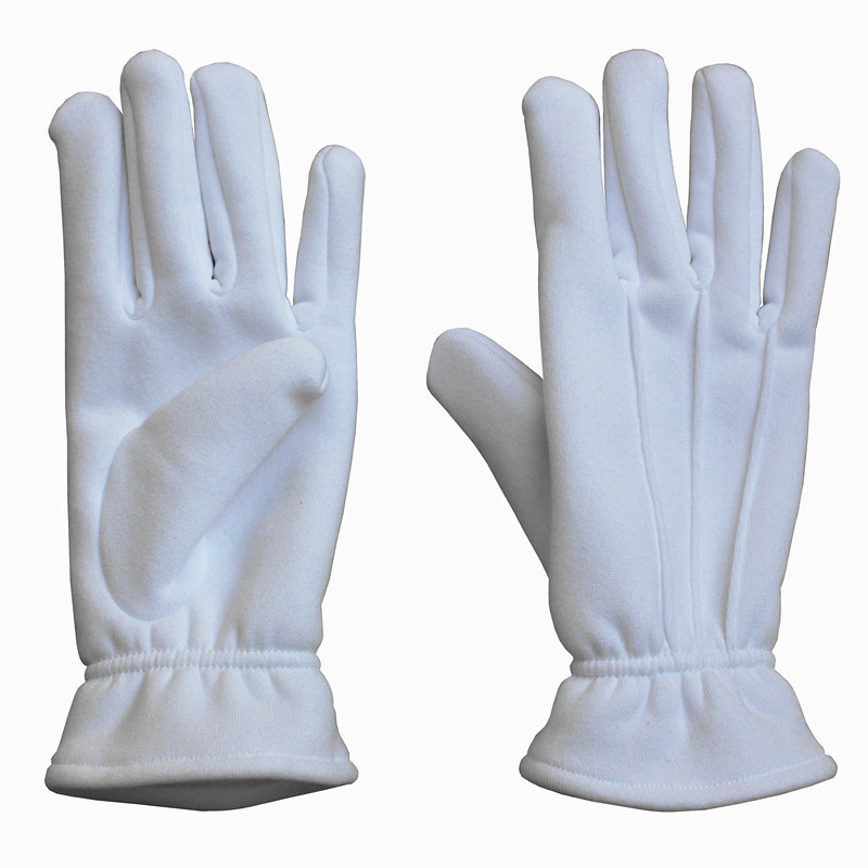 白手套手套冬季男女加绒三筋礼仪保暖防寒执勤手套