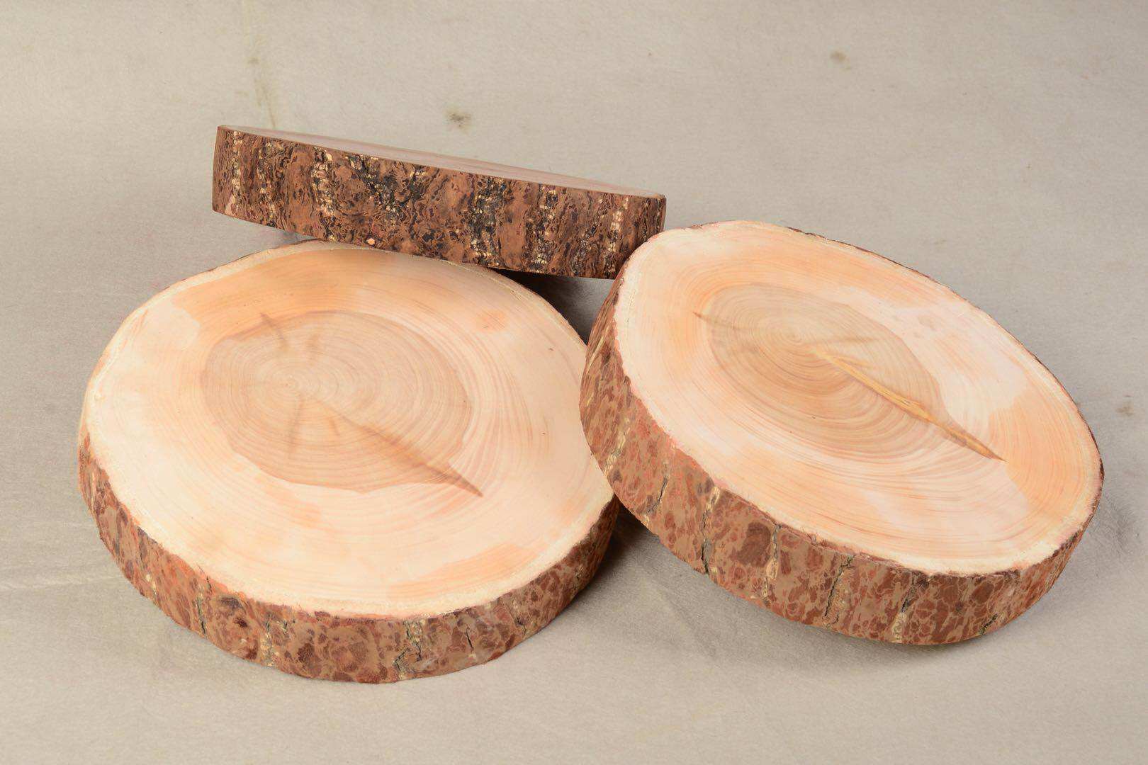 泰兴银杏木砧板实木菜板整木 白果树圆形菜墩 家用原木刀板