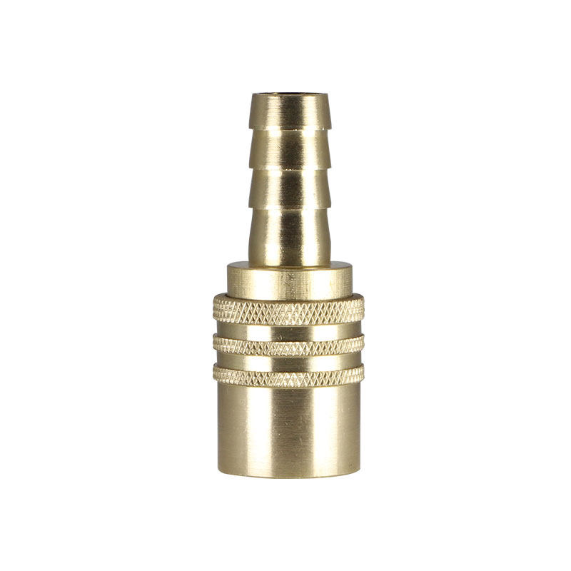 模具铜制快插外接母头水管快速水接头美标直通宝塔水嘴90度45度