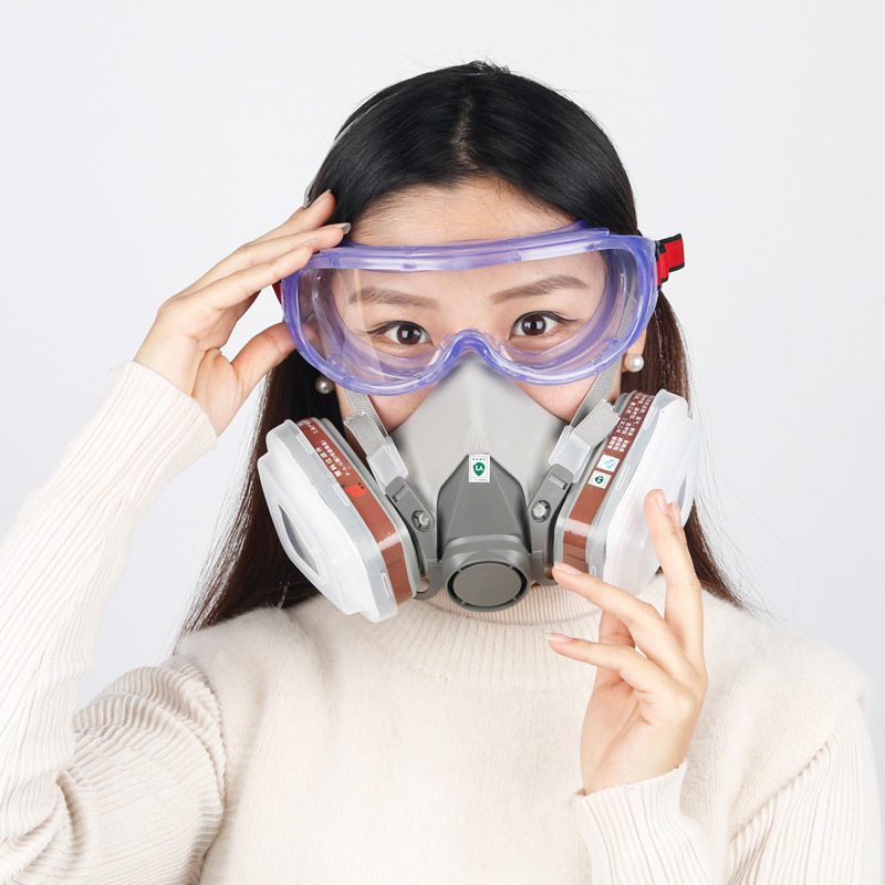 防毒面具喷漆专用防尘普达6200油漆防农药甲醛装修打磨活性炭面罩