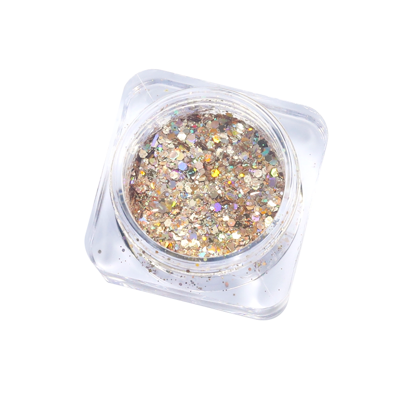 点点美甲饰品混装网红款渣女粉亮片细闪粉爆款七彩超闪指甲装饰