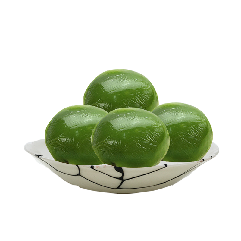 青团 即食艾草团 青明果红豆沙馅 传统手工糕点心糯米团特产 250g