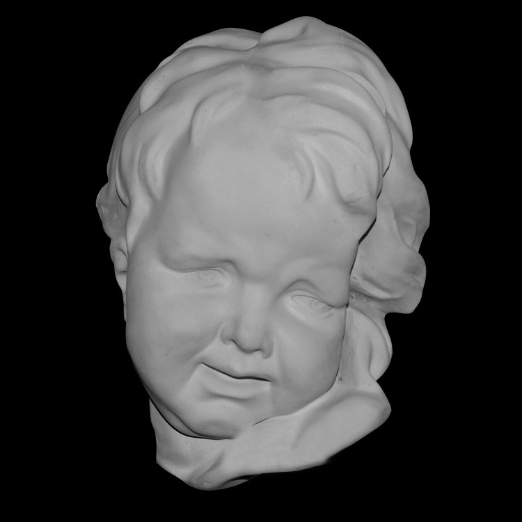 快递包邮美术用品写生教具素描石膏像 哭娃挂面 天浩美术用品厂