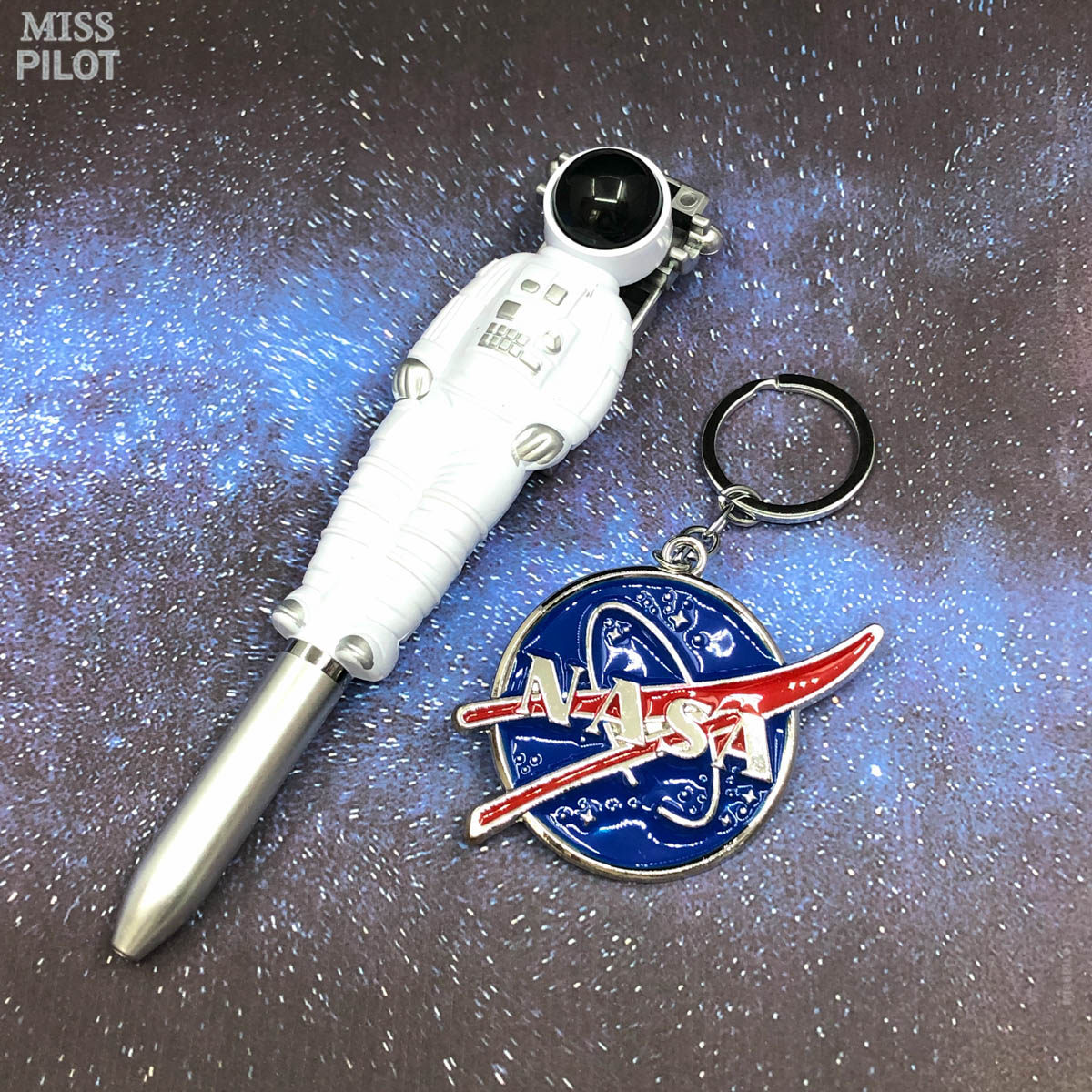 太空人圆珠笔宇航员航天宇宙nasa星球探索文具小礼文化创意文具
