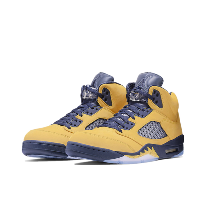 24号运动 air jordan 5 aj5密歇根乔5黑黄反光东京限定cq9541-704