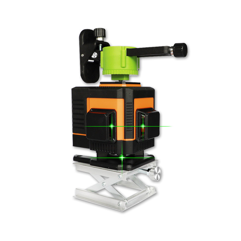 德克激光水平仪绿光12线16线贴墙仪3d墙地一体机电子整平自动找平