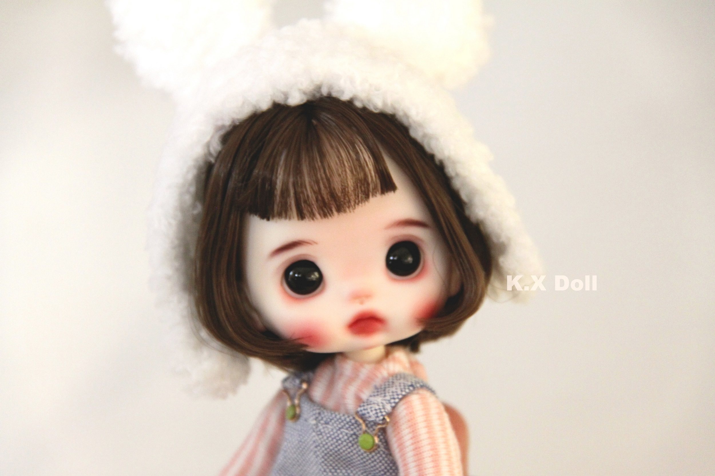 k.xdollob11树脂头非黏土bjd8单头整bjd娃娃