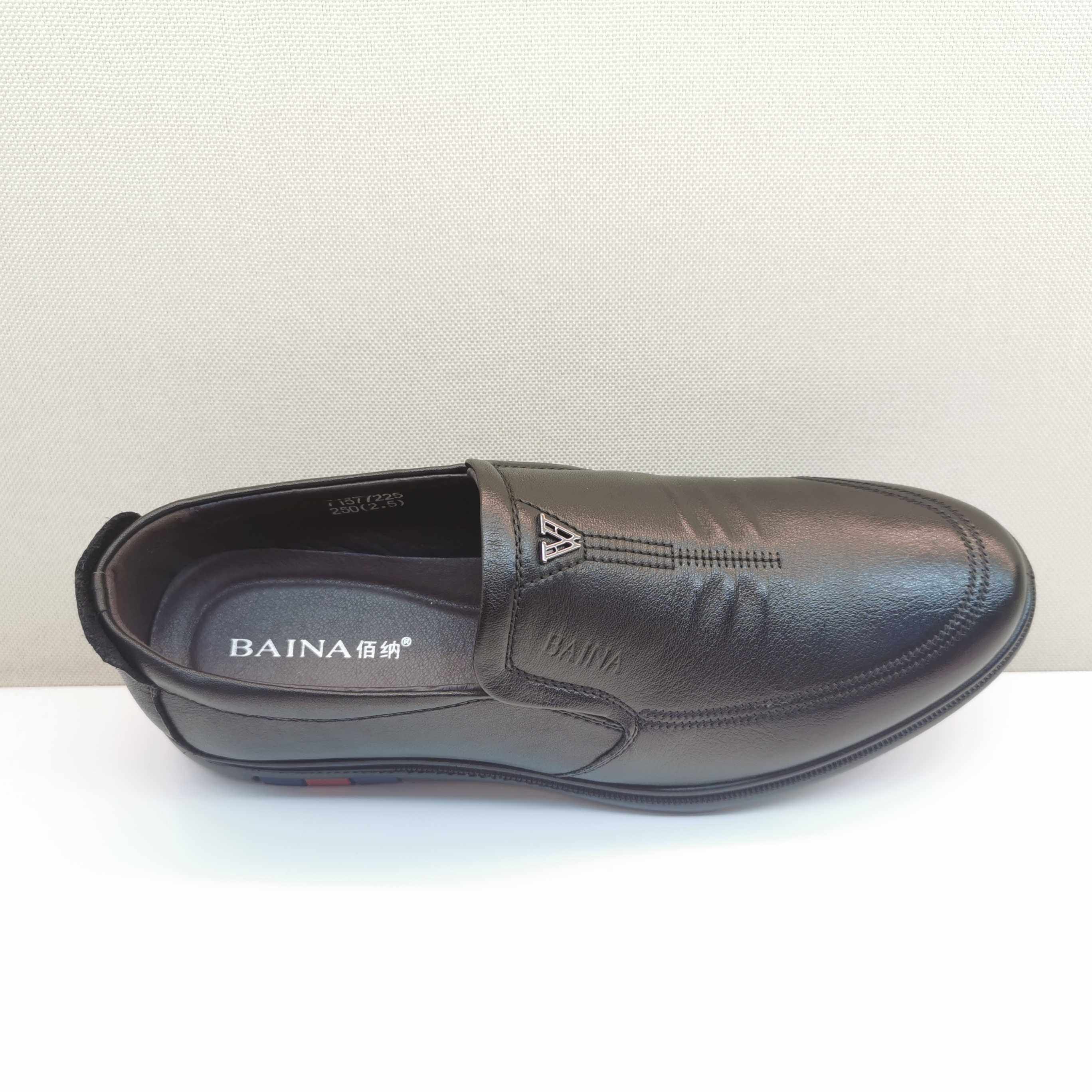 佰纳男鞋2020新款真皮正品舒适透气休闲皮鞋休闲皮鞋