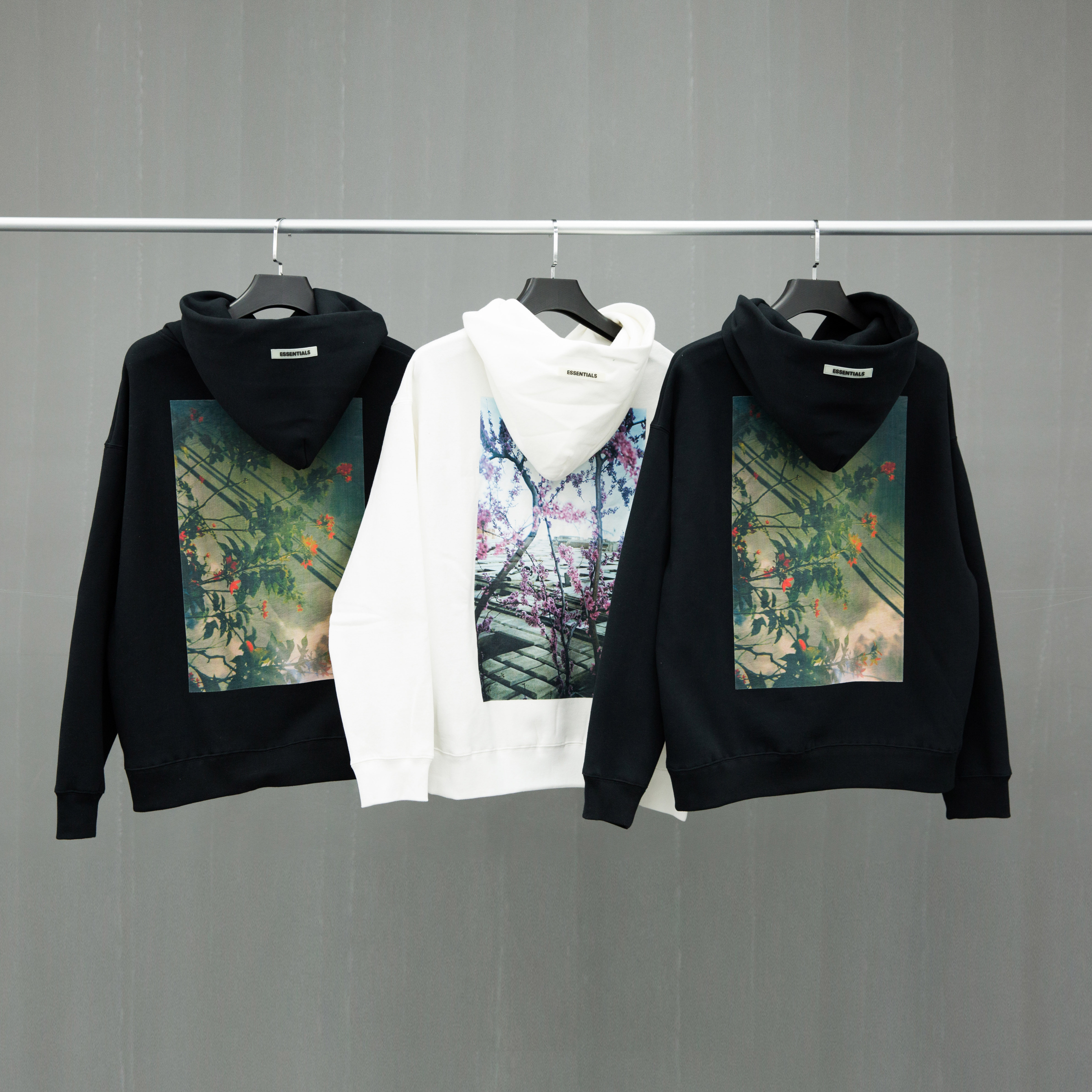 fearofgodfog花卉卫衣男连帽essentials复线宽松卫衣