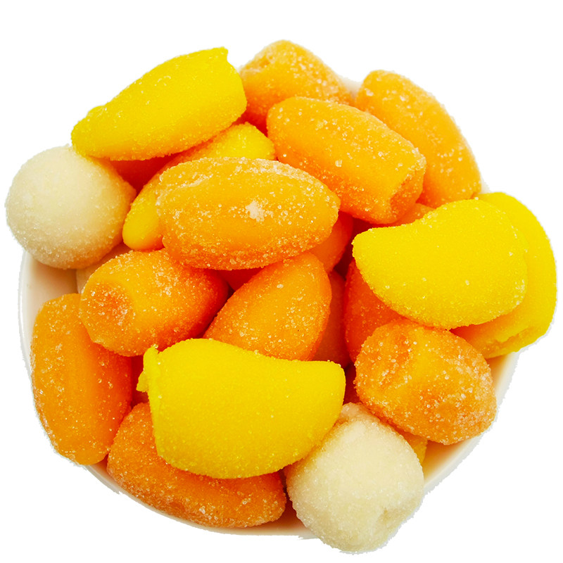 雅客糖果水果味芒果软糖 果汁橡皮糖婚礼喜糖批发散装500g