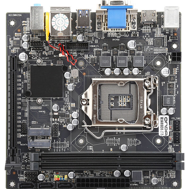 昂达b365sd3itx全固支持9代处理器itx主板兼容独立主板