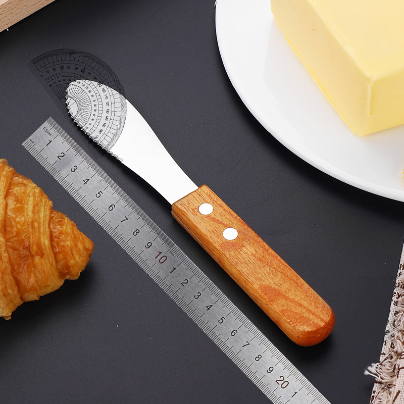 抹刀不锈钢木柄黄油牛油奶酪果酱面包抹酱刀西餐西餐刀具