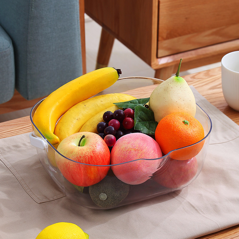水果篮水果果盘客厅家用多功能蔬菜蔬菜水果创意个性手提果盆
