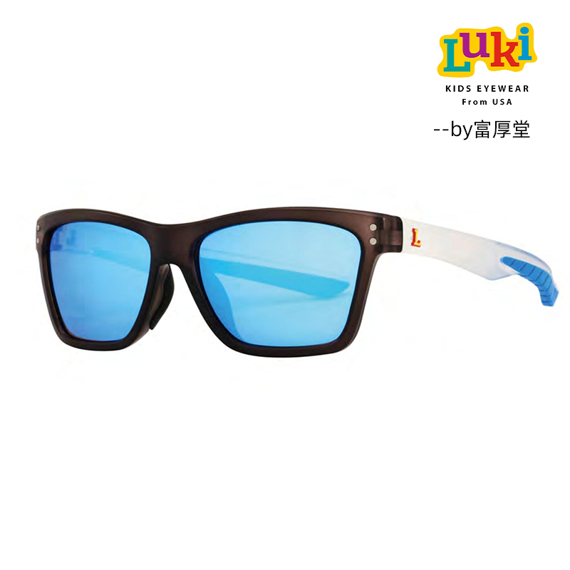 鲁奇luki儿童墨镜男女女童运动太阳镜防紫外线潮酷太阳眼镜