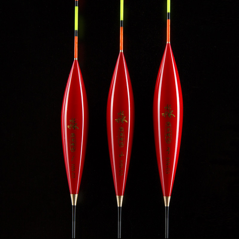 吴昆精品渔具醒目纳米浮漂中国红渔浮标鲫鱼浮漂