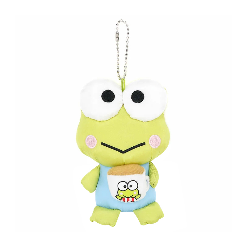 正品saniro三丽鸥keroppi大眼蛙公仔可爱爱搞玩偶毛绒毛绒布艺类玩具