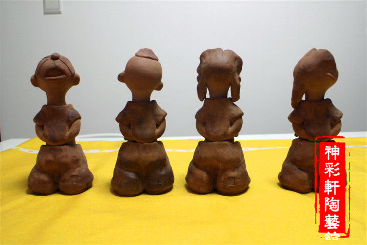 人物手工陶艺创意泥人陶土土娃娃陶瓷瓷娃陶人泥人