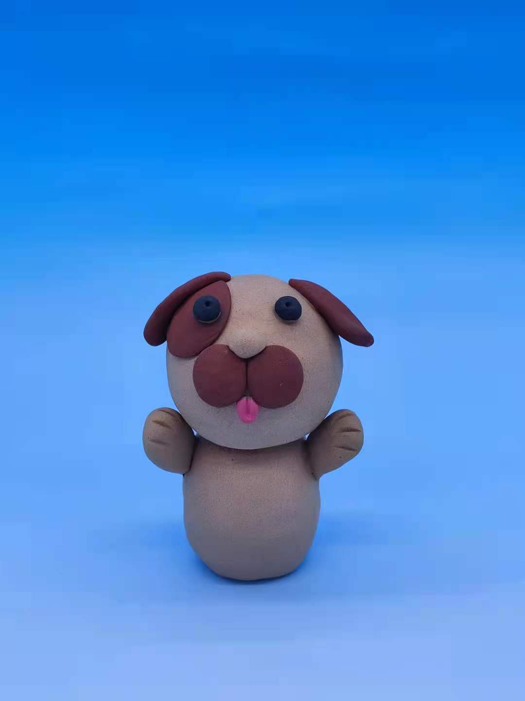 陶土手工陶艺动物创意泥人土娃娃人物陶瓷瓷娃泥人