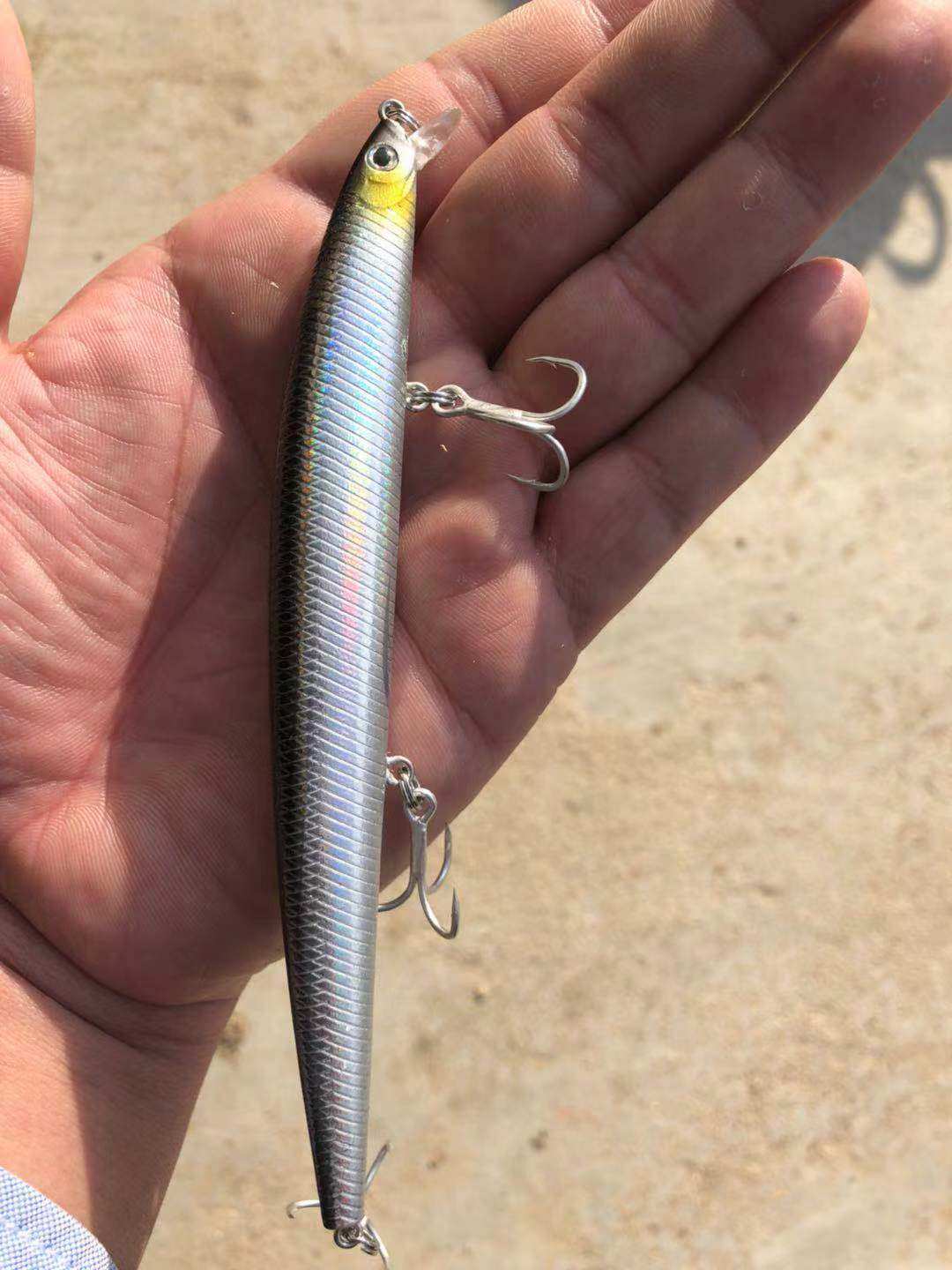 路亚饵米诺浮水假饵淡水翘嘴鲈鱼鳡鱼海钓海鲈鱼19克大米诺14cm