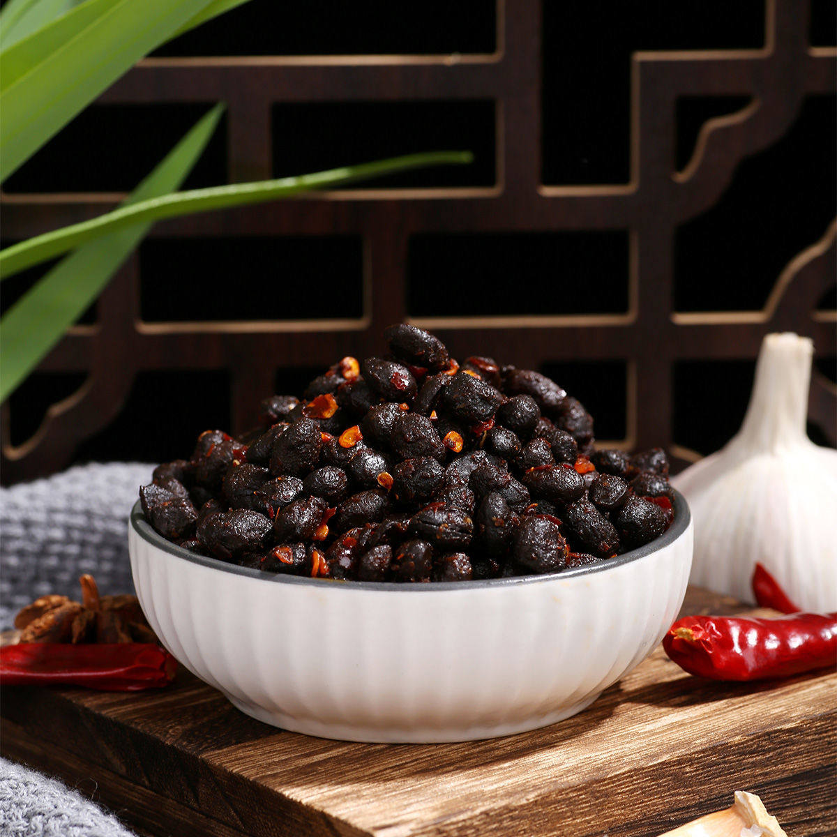 豆豉湖南特产麻辣500g风味香辣农家自制调味品其它调味品
