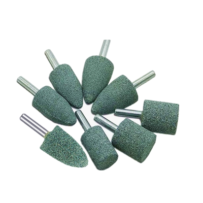6mm柄绿碳化硅砂轮磨头陶瓷磨头火石仔打磨头合金磨头钨刚磨头尖