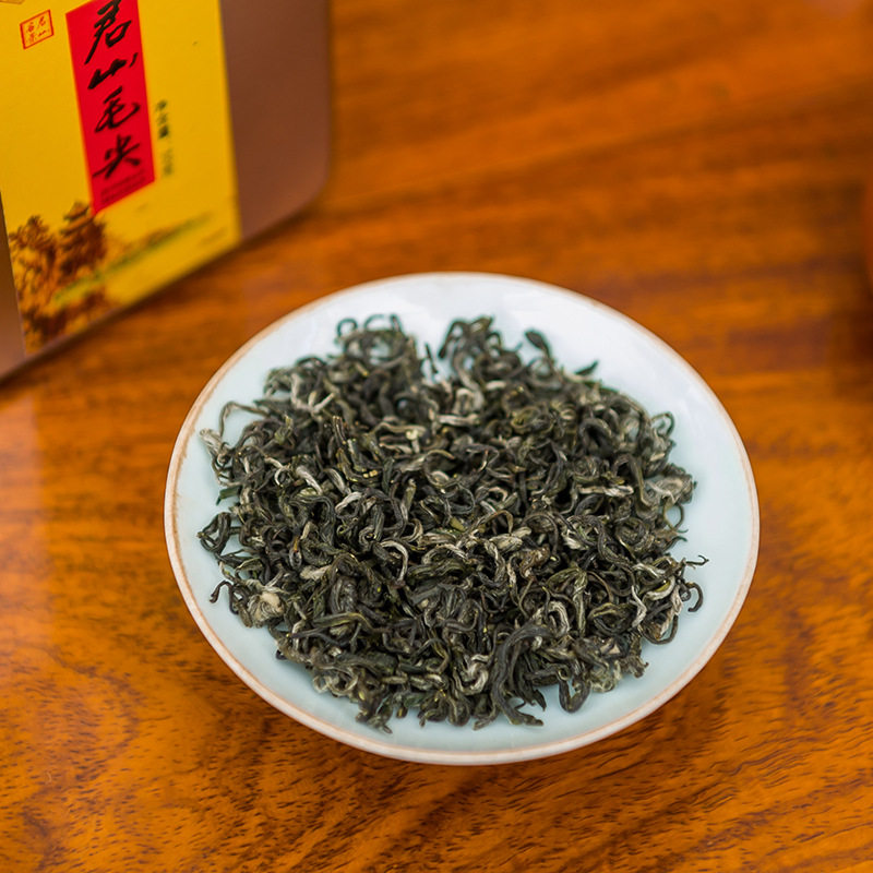 君山银针岳阳黄茶毛尖湖南特产芽头直泡150g黄茶