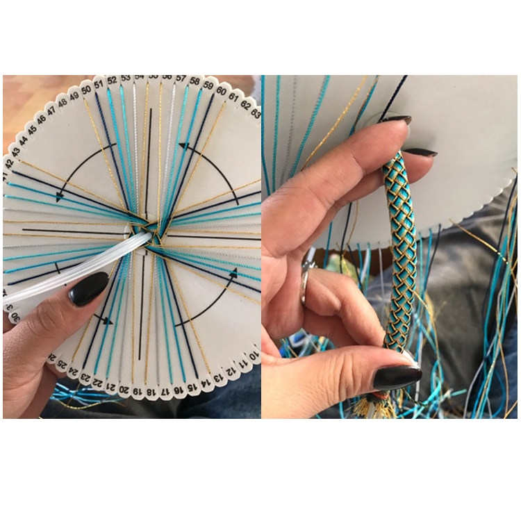 编织方型盘编器大圆绳速成器龙鳞手链玉米结手其他diy饰品配件