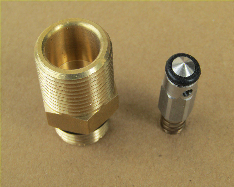 接头正品高压清洗机泵头配件出水止回阀18转22毫洗车水管接头