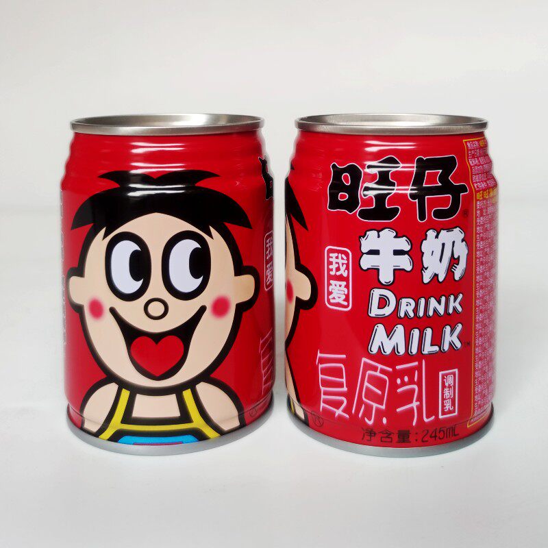 旺仔牛奶罐装复原245ml12罐广东包邮含乳饮料